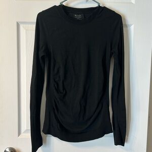 Athleta Black Long Sleeve Top